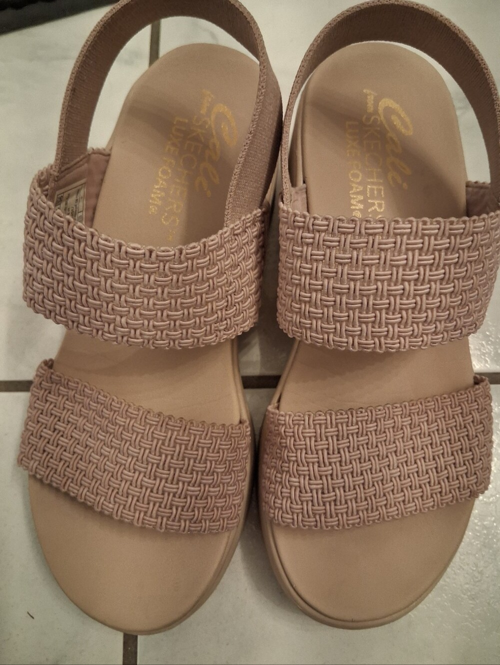 Skechers Women’s Blush Woven Strap Sandals
